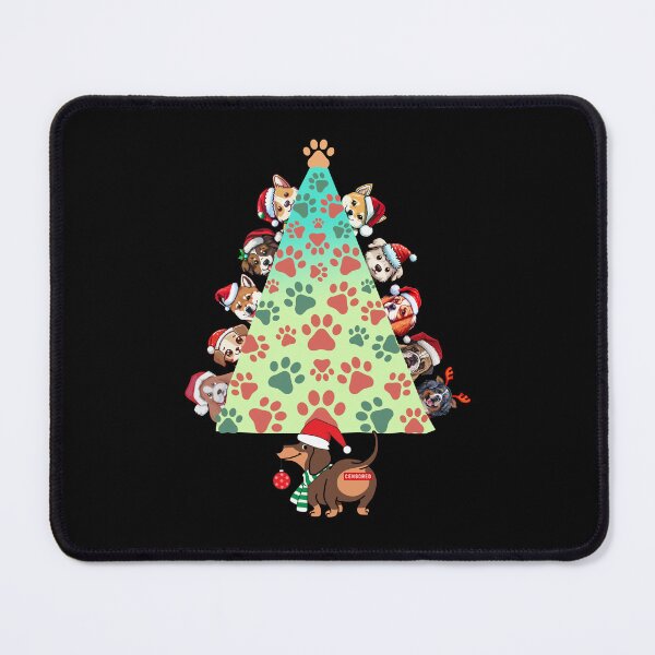 Item preview, Christmas Tree Dogs designed and sold by my-green-gecko.