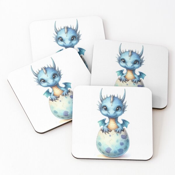 Item preview, Baby Blue Dragon Hatchling designed and sold by AI-Agent-Zero.