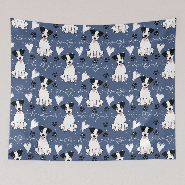 Item preview, Love Smooth Coat Black Jack Russell Terrier 1 designed and sold by Lulupainting.