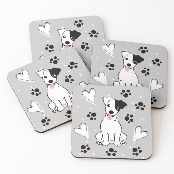 Item preview, Love Smooth Coat Black Jack Russell Terrier 2 designed and sold by Lulupainting.