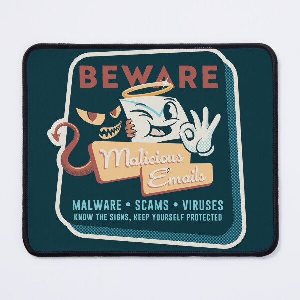 Item preview, Beware Malicious Emails designed and sold by adorabowldesign.