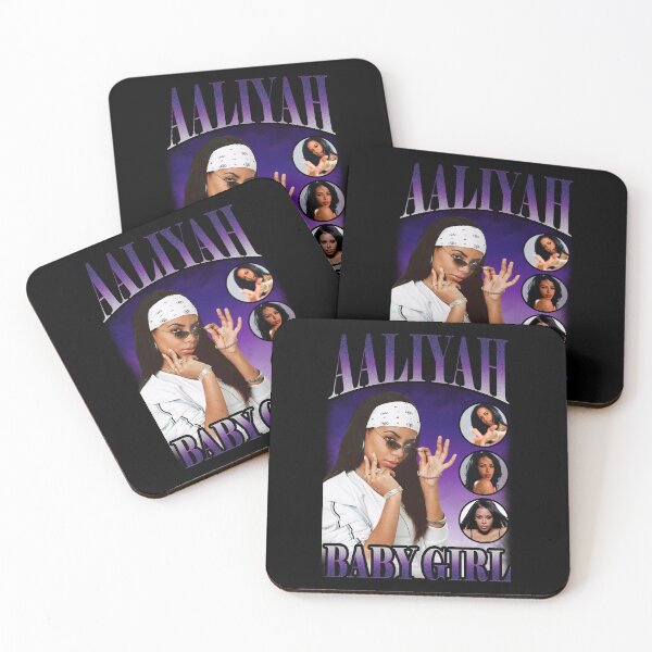 Item preview, Aaliyah Baby Girl Purple Bootleg Vintage designed and sold by guruboya.