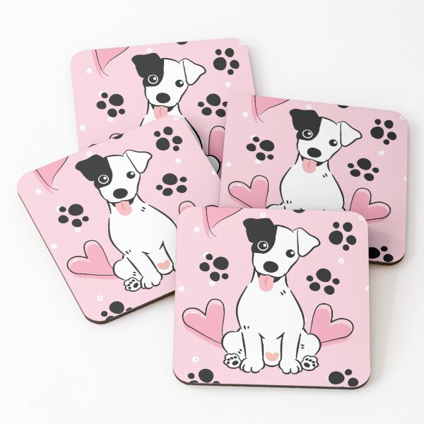 Item preview, Love Smooth Coat Black Jack Russell Terrier 3 designed and sold by Lulupainting.