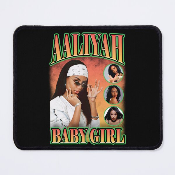 Item preview, Aaliyah Baby Girl Orange Bootleg Vintage designed and sold by guruboya.