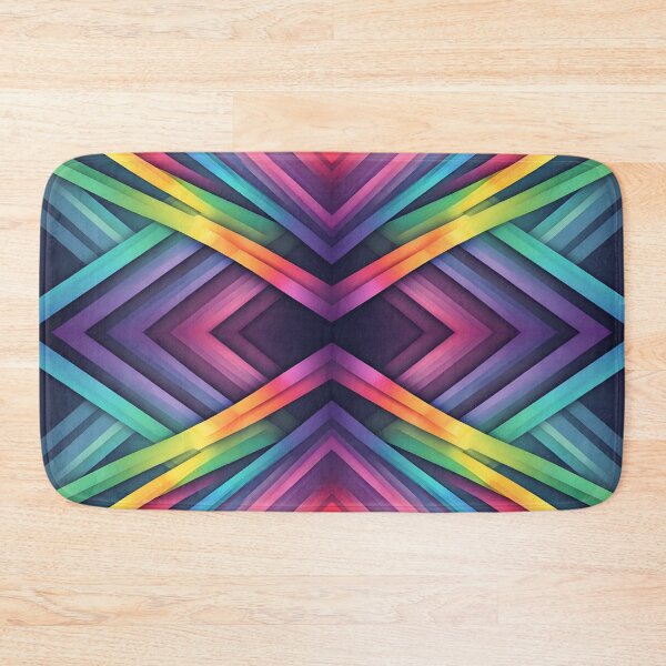 Item preview, Abstract pattern of colorful lines designed and sold by studio468.