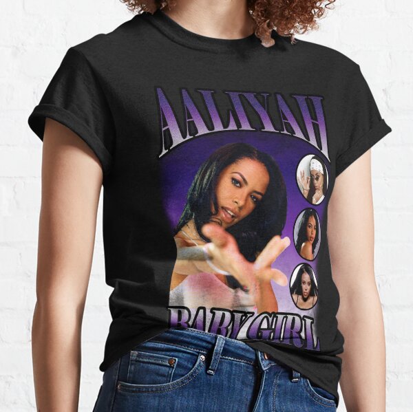 Tee shirt aaliyah hot sale