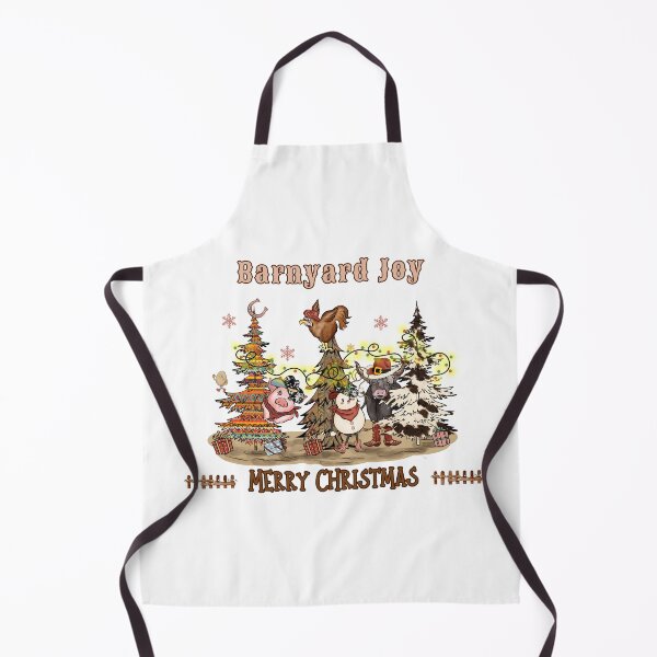Item preview, Barnyard Joy Farm Christmas Design with Cute Farm Animals designed and sold by CheekyChimpCo.