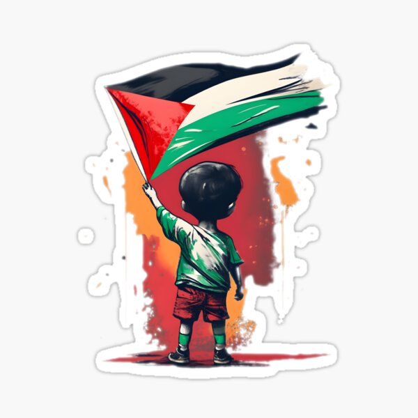 Team Girl & Team Boy Stickers for Team Baby Palestine