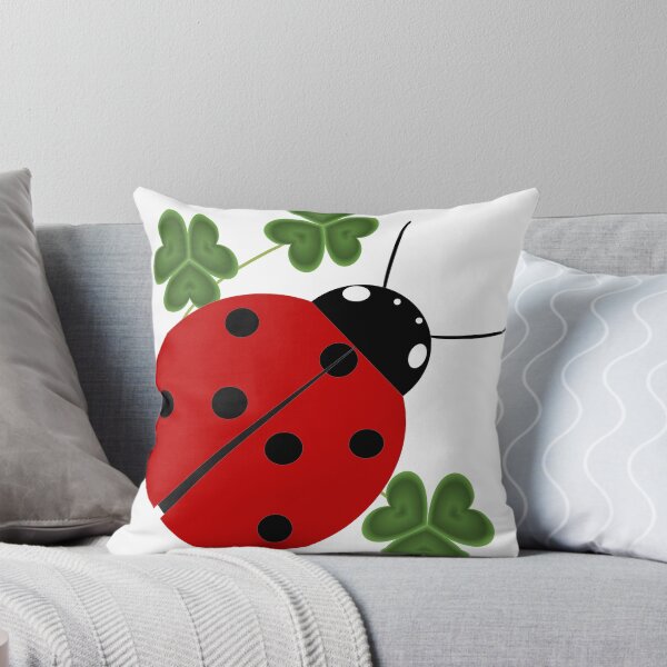Item preview, Ladybug in Heart Clover designed and sold by DeAnna Hickman.