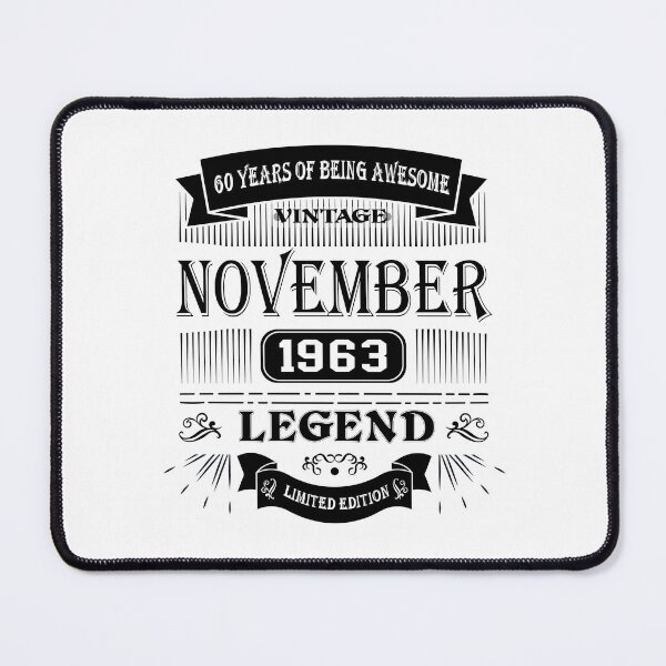 Item preview, Legend Born November 1963 Limited Edition, 60th Birthday Gift 60 years of Being Awesome designed and sold by DjenShop.