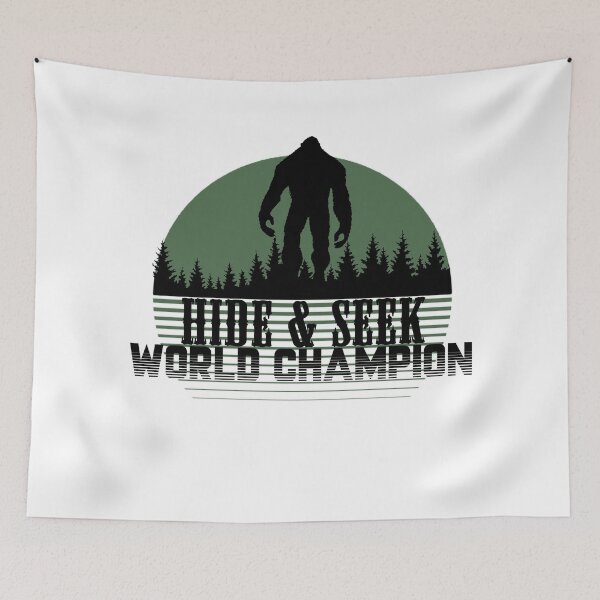 Item preview, Hide & Seek World Champion Bigfoot designed and sold by GreenGuyTees.