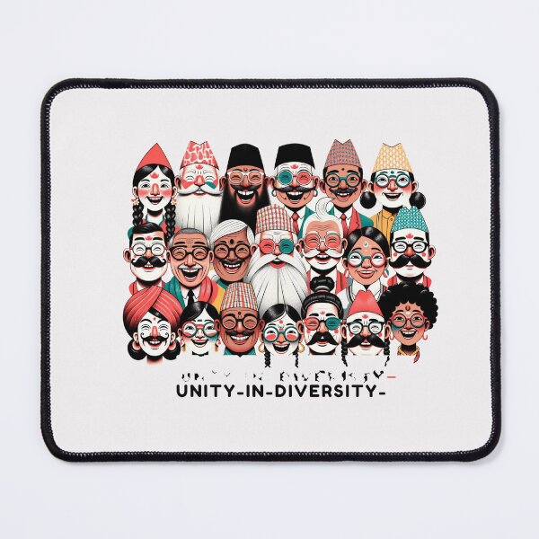 Item preview, Nepali Faces Unity Art designed and sold by Places On Earth.