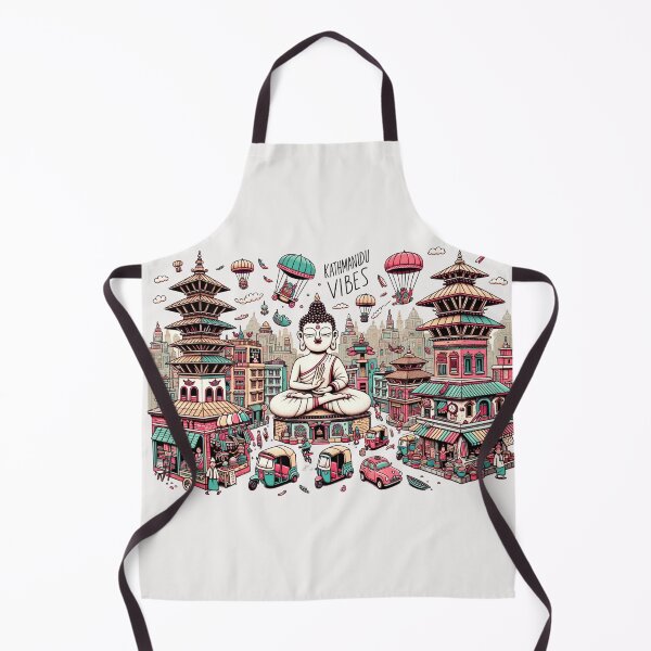 Item preview, Kathmandu Cityscape Vibes designed and sold by Places On Earth.