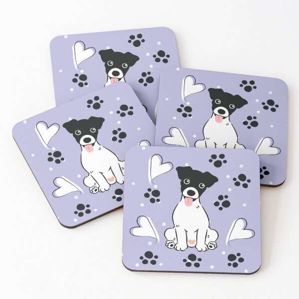 Item preview, Love Smooth Coat Black Jack Russell Terrier 5 designed and sold by Lulupainting.