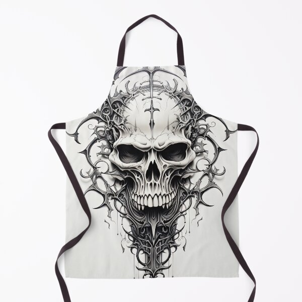 Item preview, Tribal Skull Illustration designed and sold by OccultDreams.