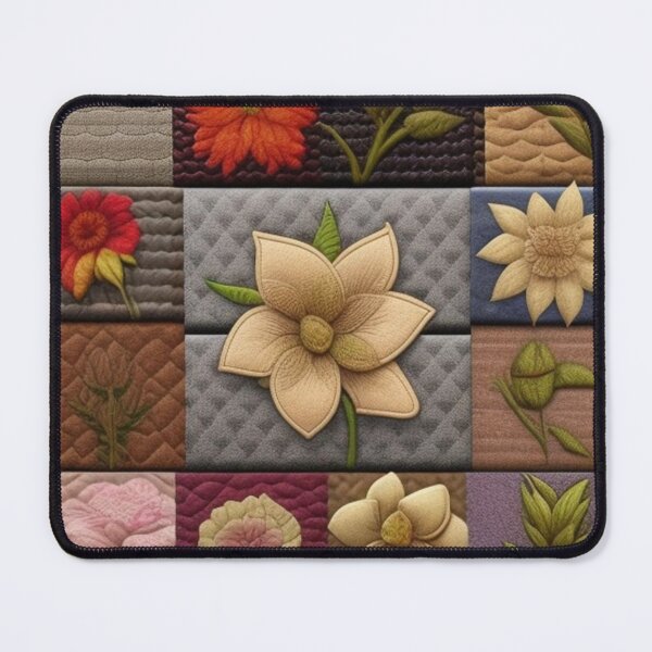 Item preview, Tweed Patchwork floral designed and sold by Roxburylane.