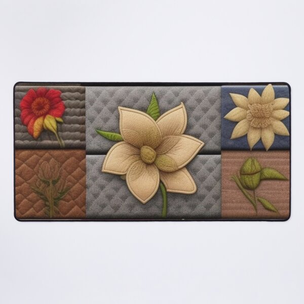 Item preview, Tweed Patchwork floral designed and sold by Roxburylane.