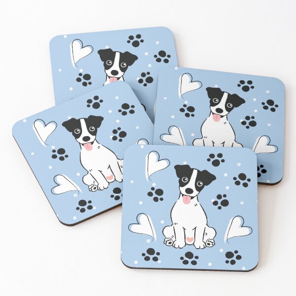 Item preview, Love Smooth Coat Black Jack Russell Terrier 6 designed and sold by Lulupainting.