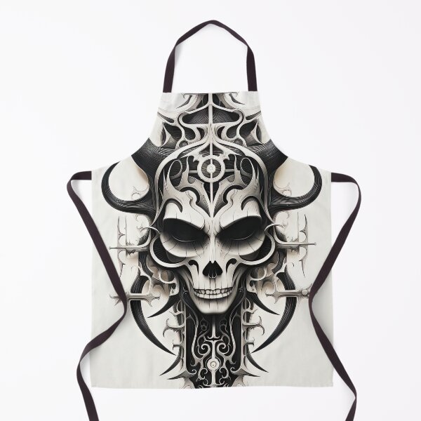 Item preview, Demon Skull Illustration designed and sold by OccultDreams.