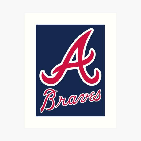 ATLANTA BRAVES “Braves Girl” - ART PRINT