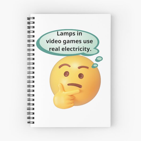 Item preview, Deep Thoughts: Lamps in Video Games use real electricity  designed and sold by AnimeAero.