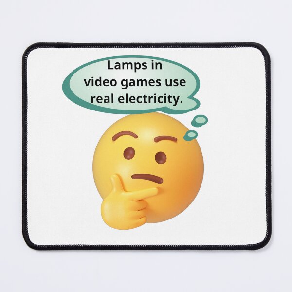 Item preview, Deep Thoughts: Lamps in Video Games use real electricity  designed and sold by AnimeAero.