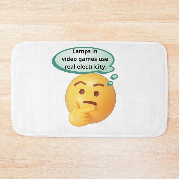 Item preview, Deep Thoughts: Lamps in Video Games use real electricity  designed and sold by AnimeAero.