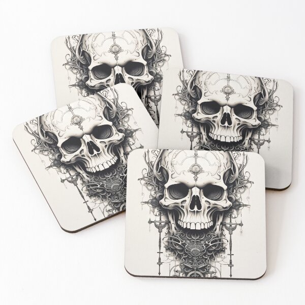 Item preview, Steampunk Skull Illustration designed and sold by OccultDreams.