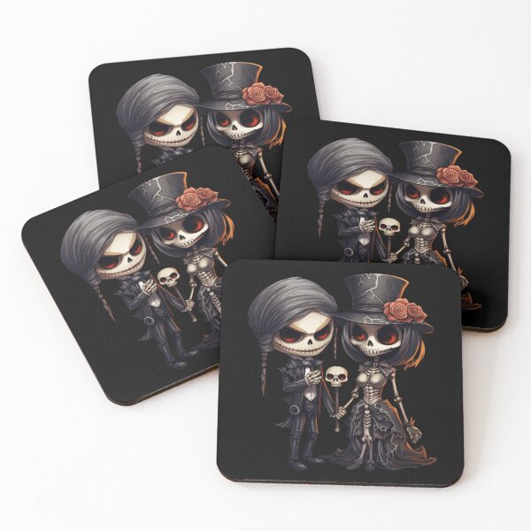 Item preview, Dark Skeletons Sultry Duo designed and sold by PugD.