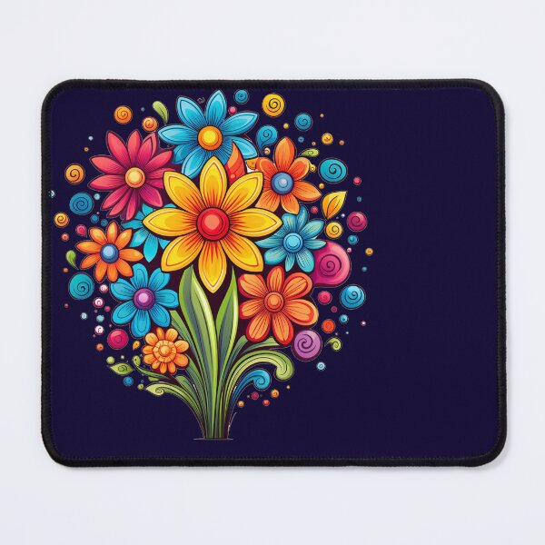 Item preview, Copy of bright colored flowers designed and sold by Nanthikan.