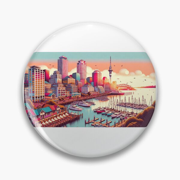 Item preview, Viaduct Harbour Auckland designed and sold by Places On Earth.