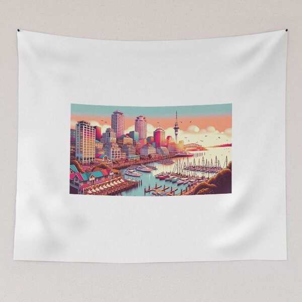 Item preview, Viaduct Harbour Auckland designed and sold by Places On Earth.