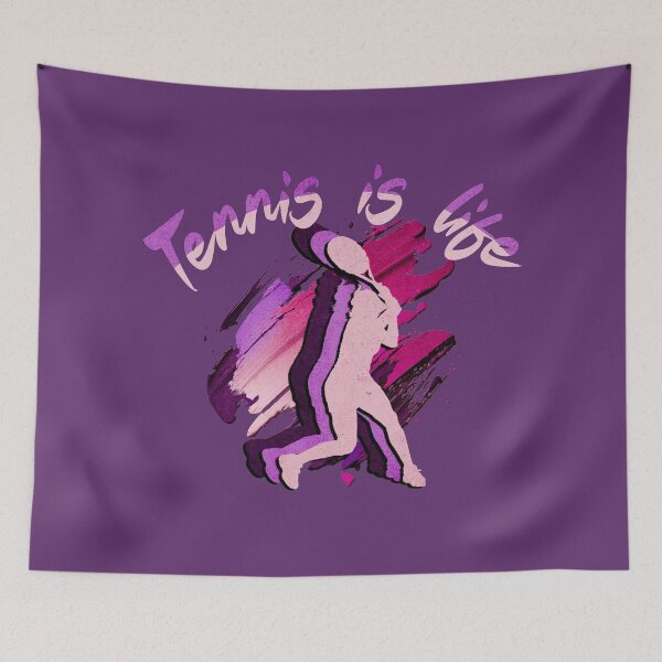 Item preview, Tennis is Life designed and sold by VolpePixelArts.