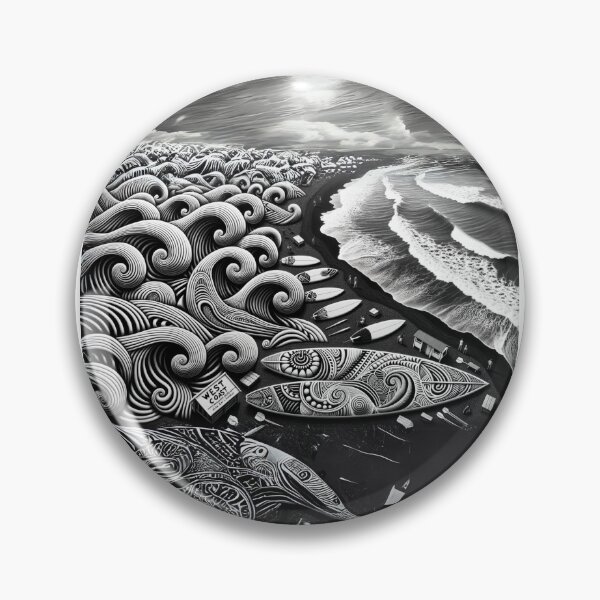 Item preview, Maori Pattern Beach designed and sold by Places On Earth.