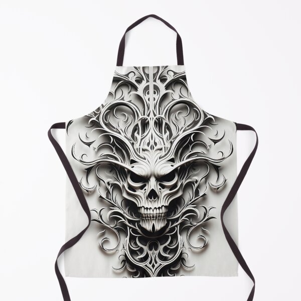 Item preview, Tribal Skull Illustration (Variation) designed and sold by OccultDreams.