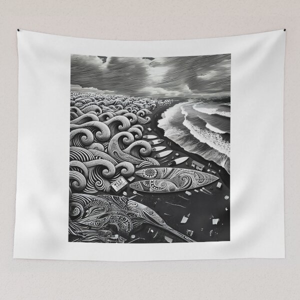 Item preview, Maori Pattern Beach designed and sold by Places On Earth.