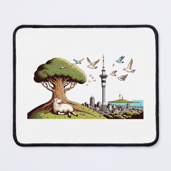 Item preview, One tree Hill Auckland designed and sold by Places On Earth.