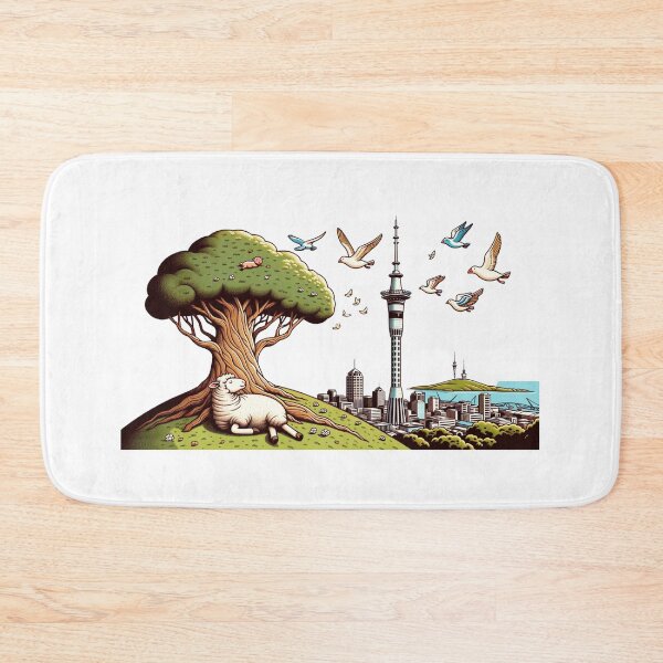 Item preview, One tree Hill Auckland designed and sold by Places On Earth.