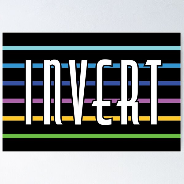 Item preview, Inverted Rainbow Colors for Gay Invert designed and sold by Sapphic Reality.