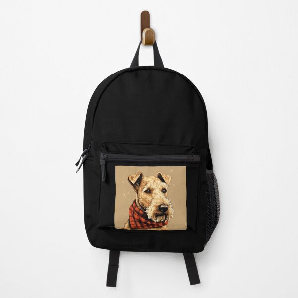 Item preview, Lakeland Terrier Christmas Plaid Watercolor designed and sold by rafaeltto.