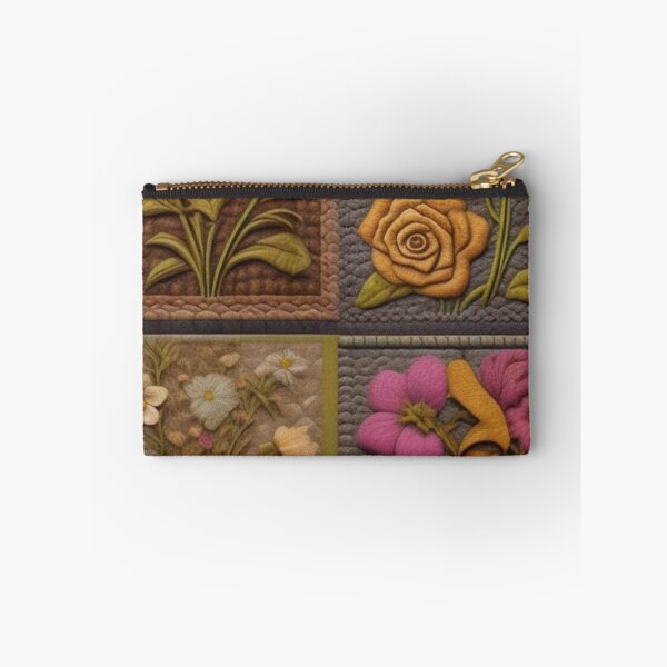 Item preview, Vintage Tweed floral Patchwork  designed and sold by Roxburylane.