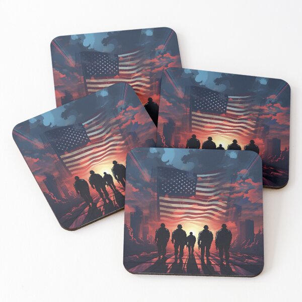 Item preview, American Veterans Salute With Flag designed and sold by inkArtistryfine.