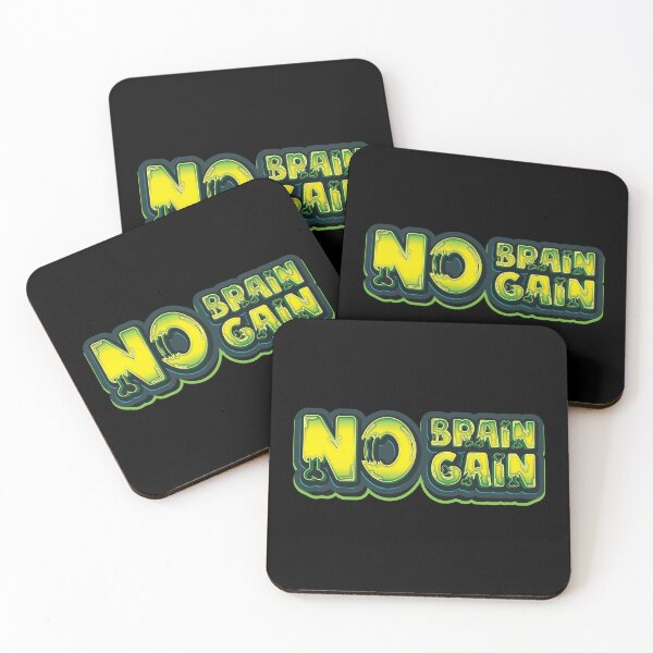 Item preview, No Brain No Gain - Lazy Halloween Costume  designed and sold by Whimsical  Thinker.