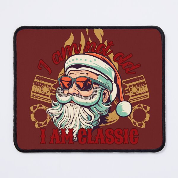 Item preview, Santa Claus classic motorcycle rider designed and sold by VieBelieve.