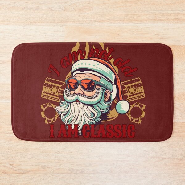 Item preview, Santa Claus classic motorcycle rider  designed and sold by VieBelieve.