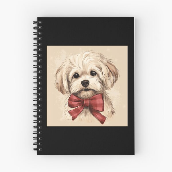 Item preview, Maltese Christmas Plaid Watercolor designed and sold by rafaeltto.