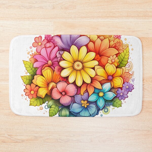 Item preview, Copy of Copy of Copy of bright colored flowers designed and sold by Nanthikan.