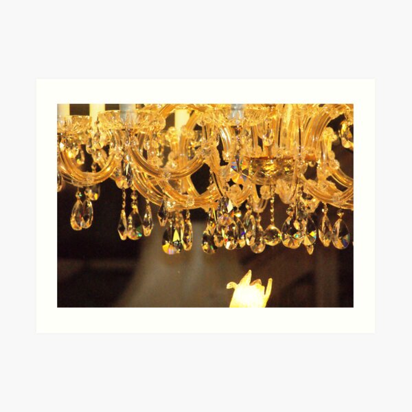 Crystal Chandelier Art Print