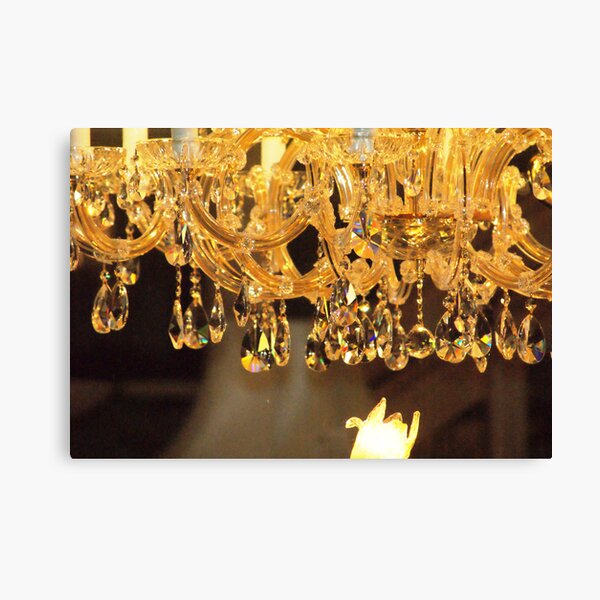 Crystal Chandelier Canvas Print