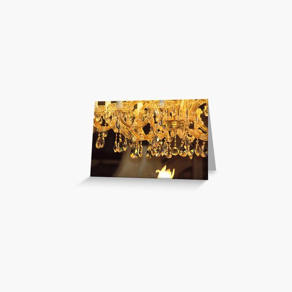 Crystal Chandelier Greeting Card